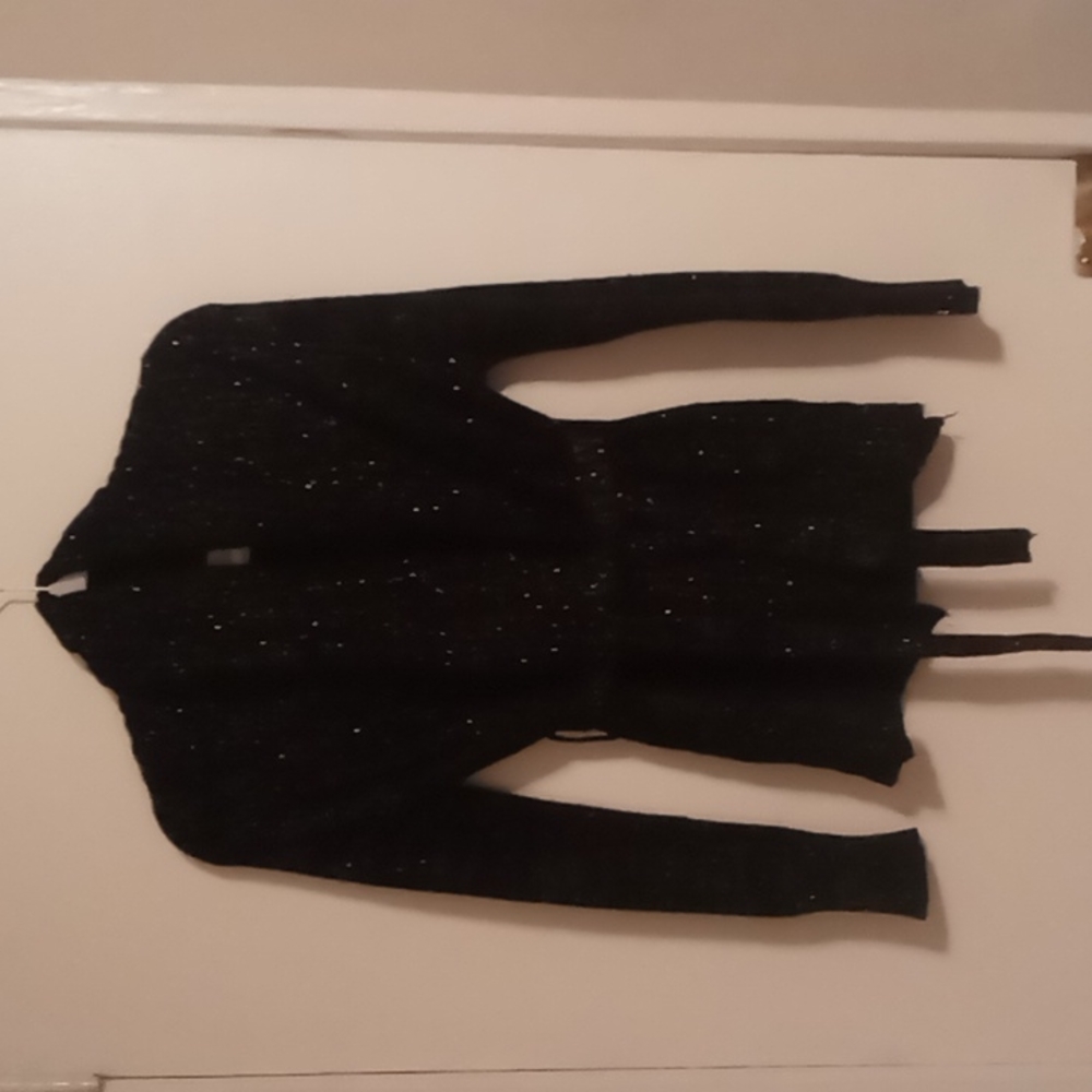 Black and Silver Cardigan